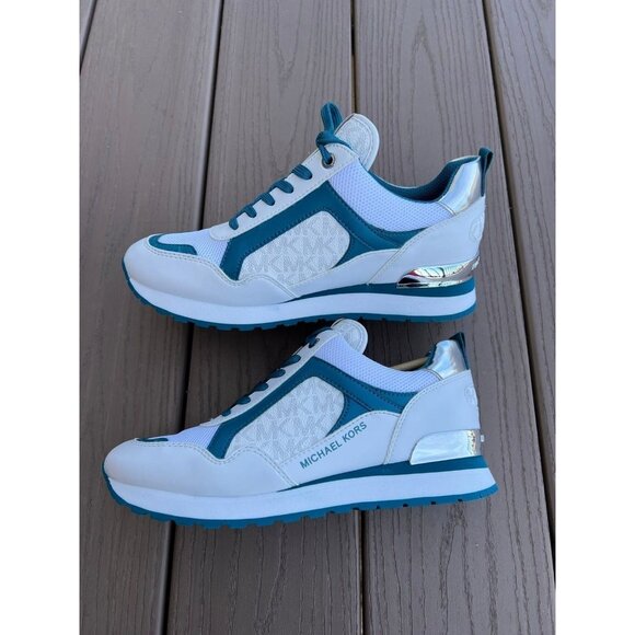 Michael Kors wilma trainer leather shoes size 8.5M - Picture 9 of 10